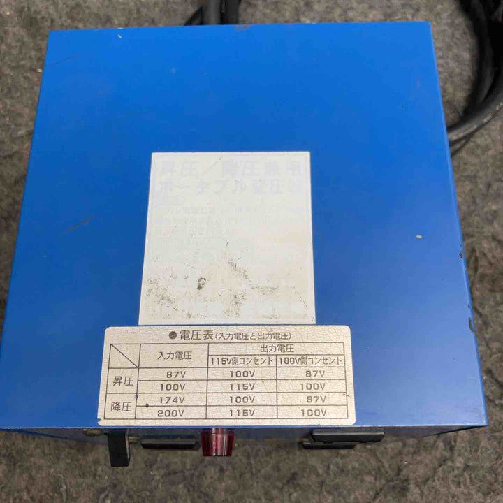 ◇スズキッド(SUZUKID) トランスターQBEE STX-3QB トランス 変圧器 200Vコンセント付【鴻巣店】