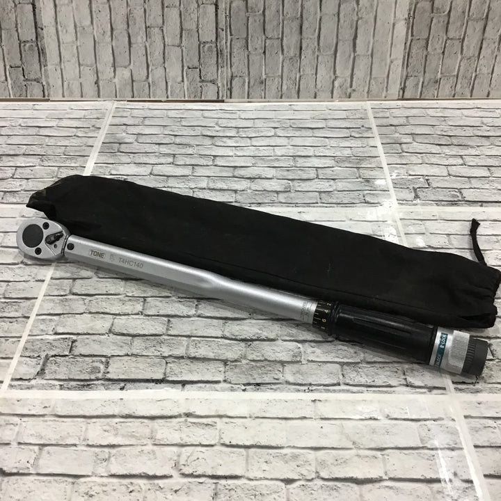 ○トネ(TONE) プレセット形トルクレンチ 差込角12.7mm(1/2") T4HC140 140N・m【川口店】
