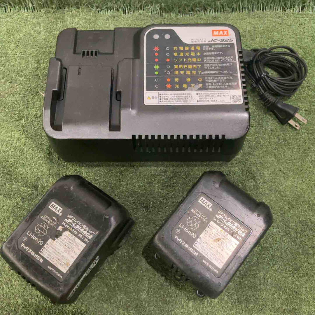 ★マックス(MAX) 鉄筋結束機 ツインタイア RB-440T-B2C/1415A 14.4V 動作確認済【川口店】