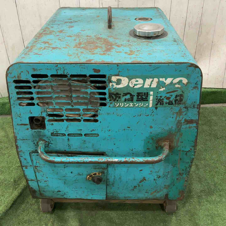 【店頭受取り限定】◇デンヨー(Denyo)  防音型 ガソリン発電機 GA-2600SSM 手動のみ動作確認済【川口店】