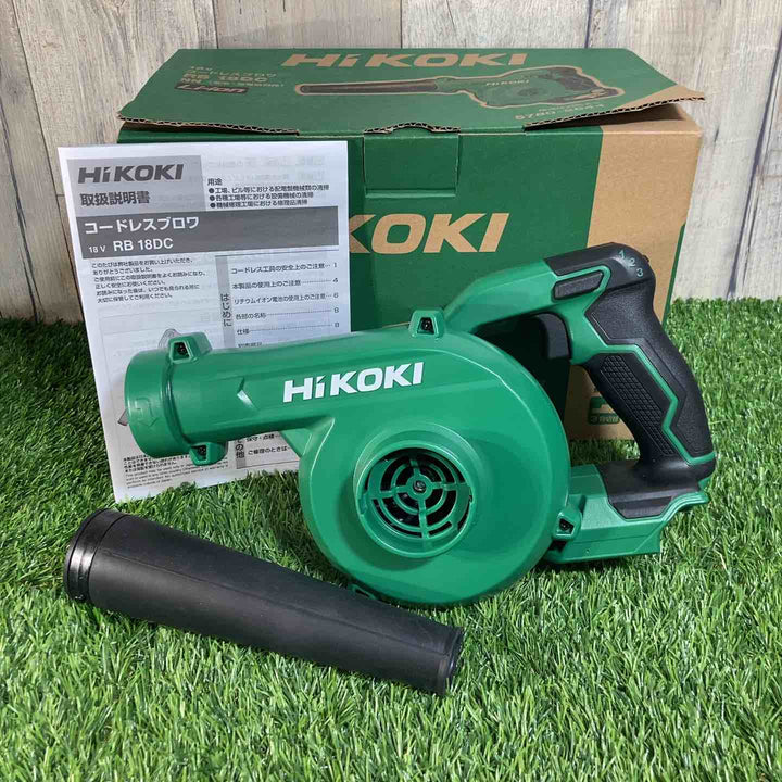 ★ハイコーキ(HIKOKI ※旧:日立工機) コードレスブロア RB18DC(NN) 本体のみ【戸田店】