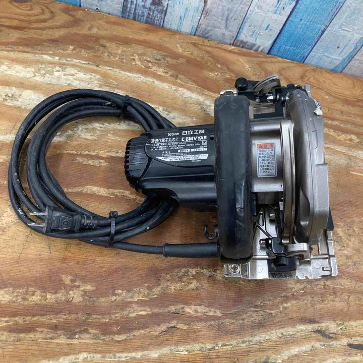 【中古品】★ハイコーキ(HIKOKI ※旧:日立工機) 深切り電子丸のこ C6MVYA2(B) 165mm 100V【柏店】