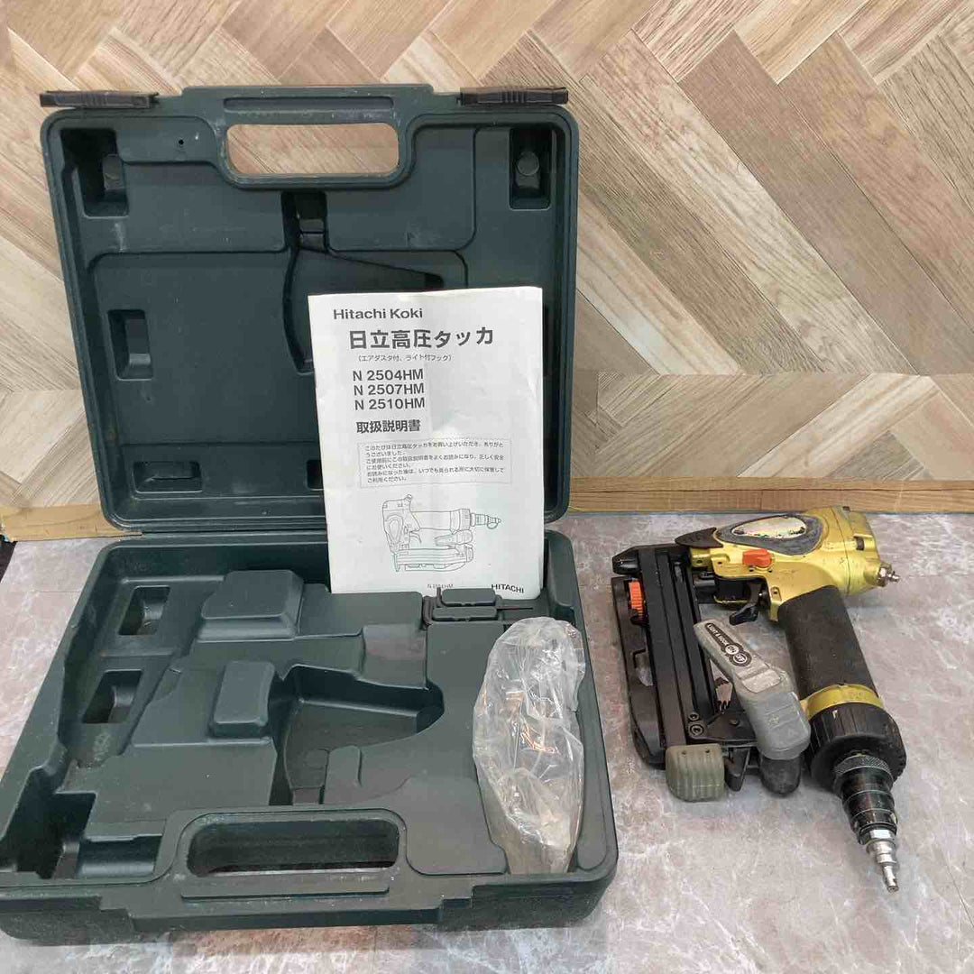 ★ハイコーキ(HIKOKI ※旧:日立工機) 高圧エアタッカ N2504HM【八潮店】
