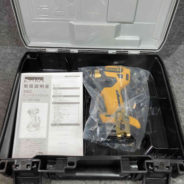 【未使用品】マキタ 18Vインパクトドライバー TD173DZ PY/PR/PB/PG 本体+ケース 20周年限定カラー プレミアム 4色セット 【川口店】