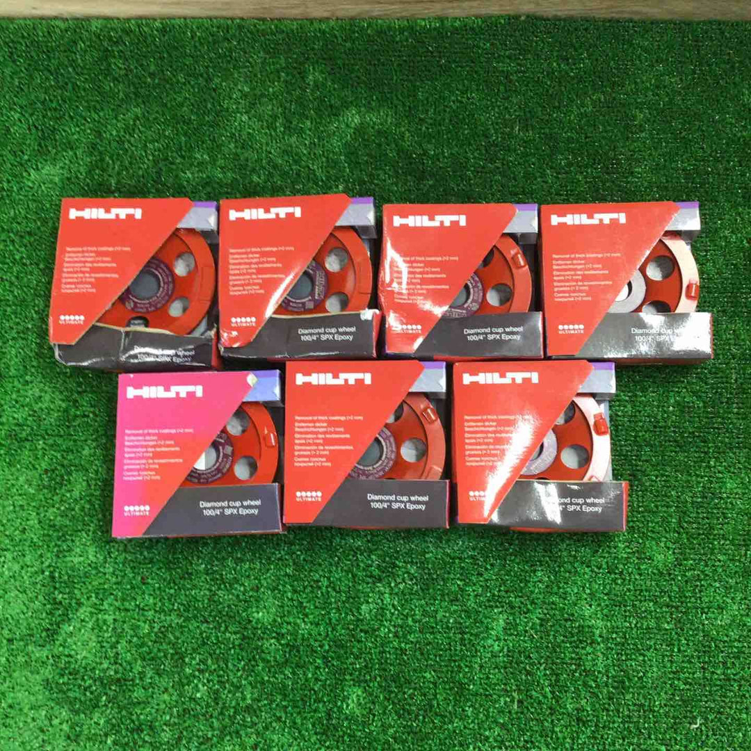 【7個セット】HILTIダイヤモンドカップホイール100mm 内径20mm DG-CW100/4 SPX【町田店】