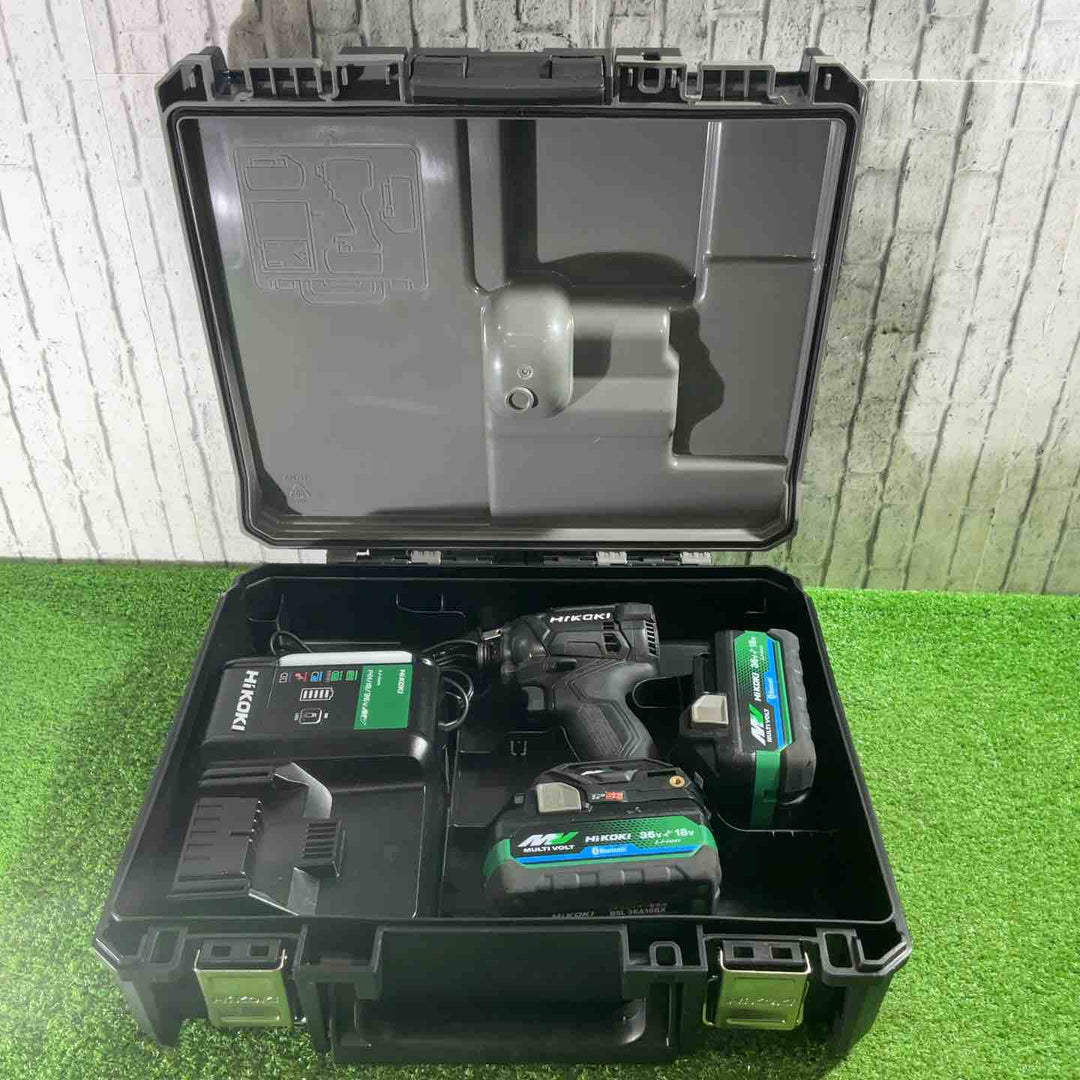 ★ハイコーキ(HIKOKI ※旧:日立工機) コードレスインパクトドライバー WH36DC(2XPSZ)(B) 動作確認済【川口店】