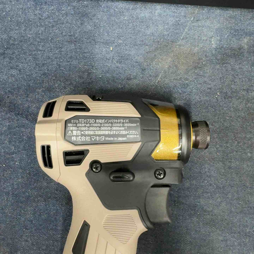 ◇マキタ(makita) コードレスインパクトドライバー TD173DZPG LTX20周年限定カラー プレミアムグレージュ 【本体+ケースのみ】【八潮店】
