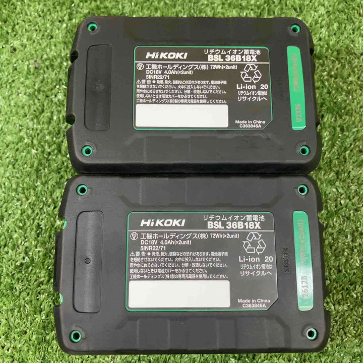 ★ハイコーキ(HIKOKI ※旧:日立工機) リチウムイオンバッテリー 36V/4.0Ah BSL36B18X【川崎店】