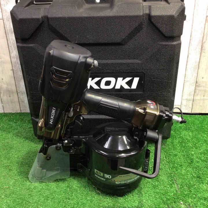 ★ハイコーキ(HIKOKI ※旧:日立工機) 高圧エア釘打ち機 NV90HR2(S) 【町田店】