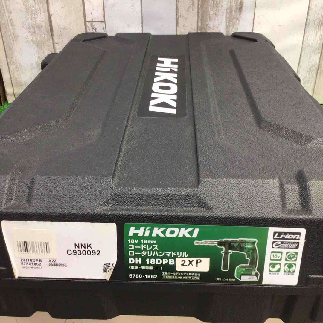 ★ハイコーキ(HIKOKI ※旧:日立工機) コードレスハンマドリル DH18DPB(2XP)【町田店】