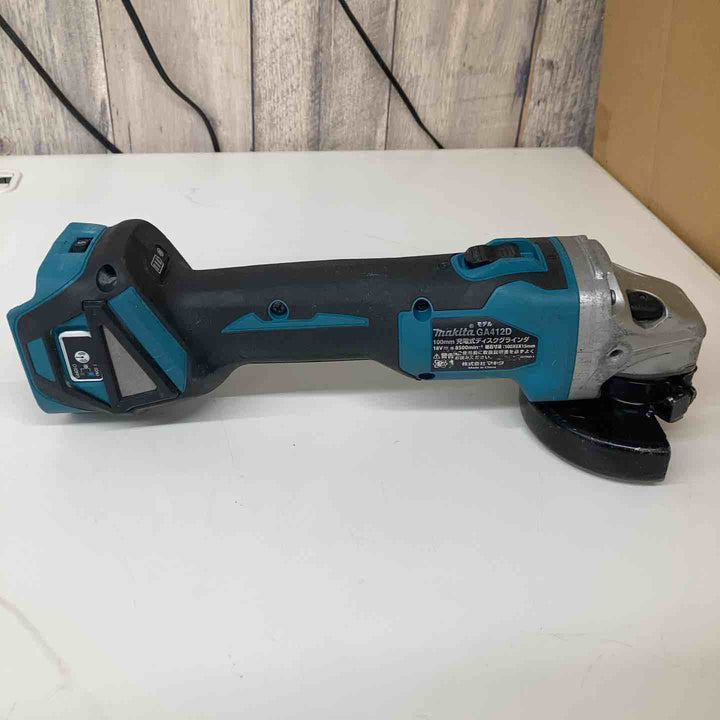 ★マキタ(makita) 100mmコードレスディスクグラインダ GA412DZ　本体のみ　18V対応【戸田店】