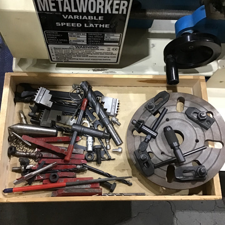 METALWORKER卓上小型旋盤100V金属加工【川口店】
