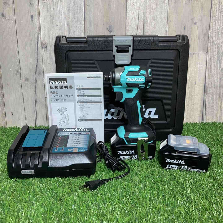★マキタ(makita) 18Vコードレスインパクトドライバ TD173DGXTB ターコイズブルー【藤沢店】