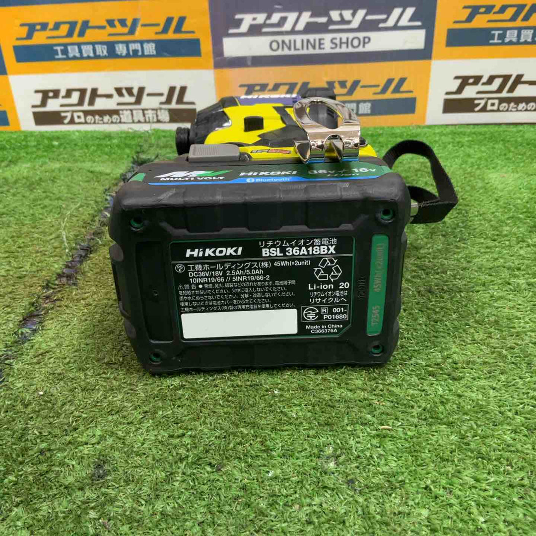 ★ハイコーキ(HIKOKI ※旧:日立工機) コードレスインパクトドライバ スパイダーイエロー WH36DD(2XHYSZ)【草加店】