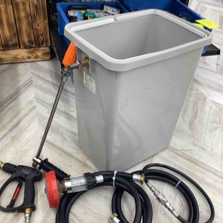 【店頭受取り限定】トハン　TOHAN 高圧洗浄機　TJ-1513RO　30ｍ高圧ホースリール　ホース各種　ガン付き 14MPaしか上がらず【越谷店】
