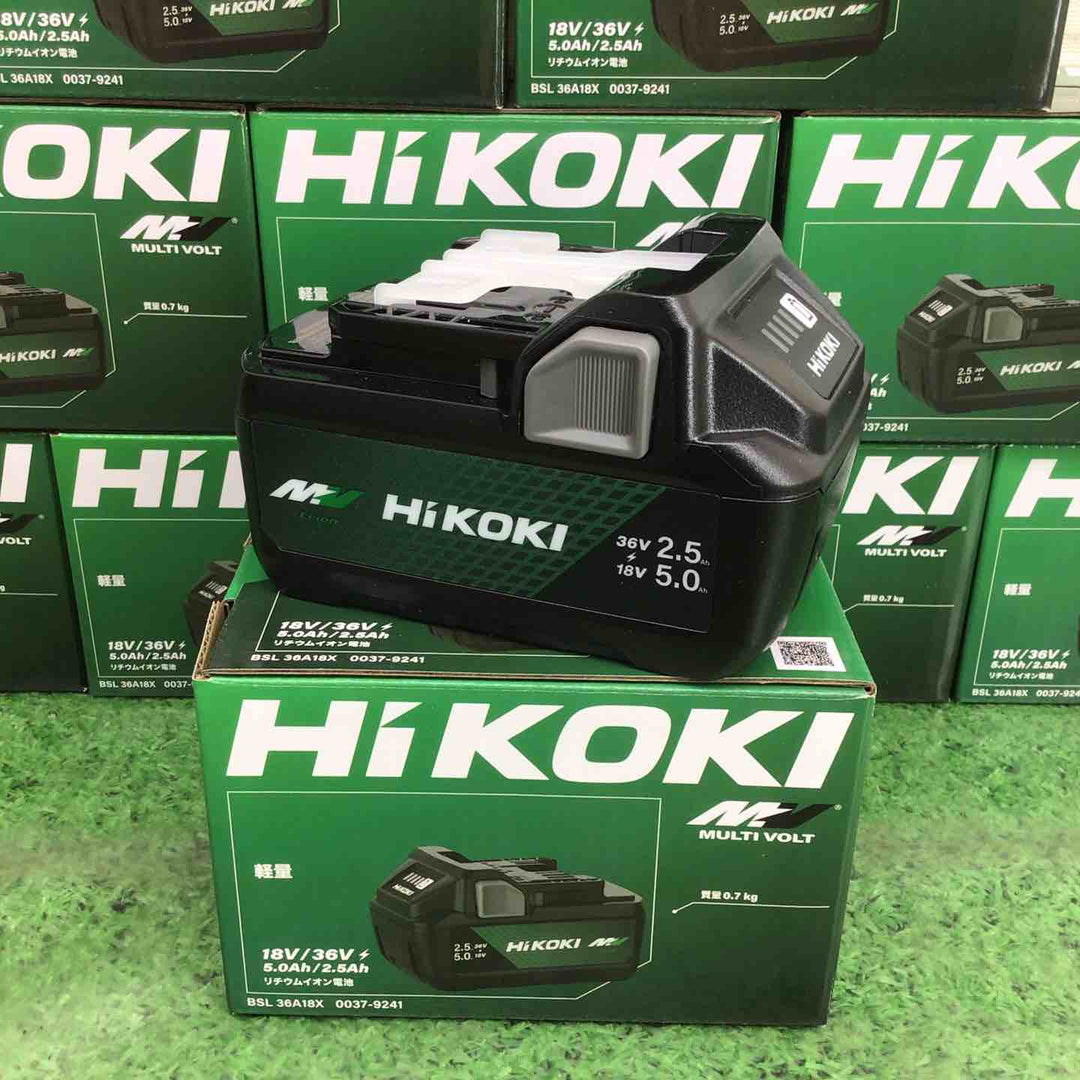 【新外装】ハイコーキ(HIKOKI ※旧:日立工機) リチウムイオンバッテリー 36V/2.5Ah BSL36A18X 10個セット【町田店】