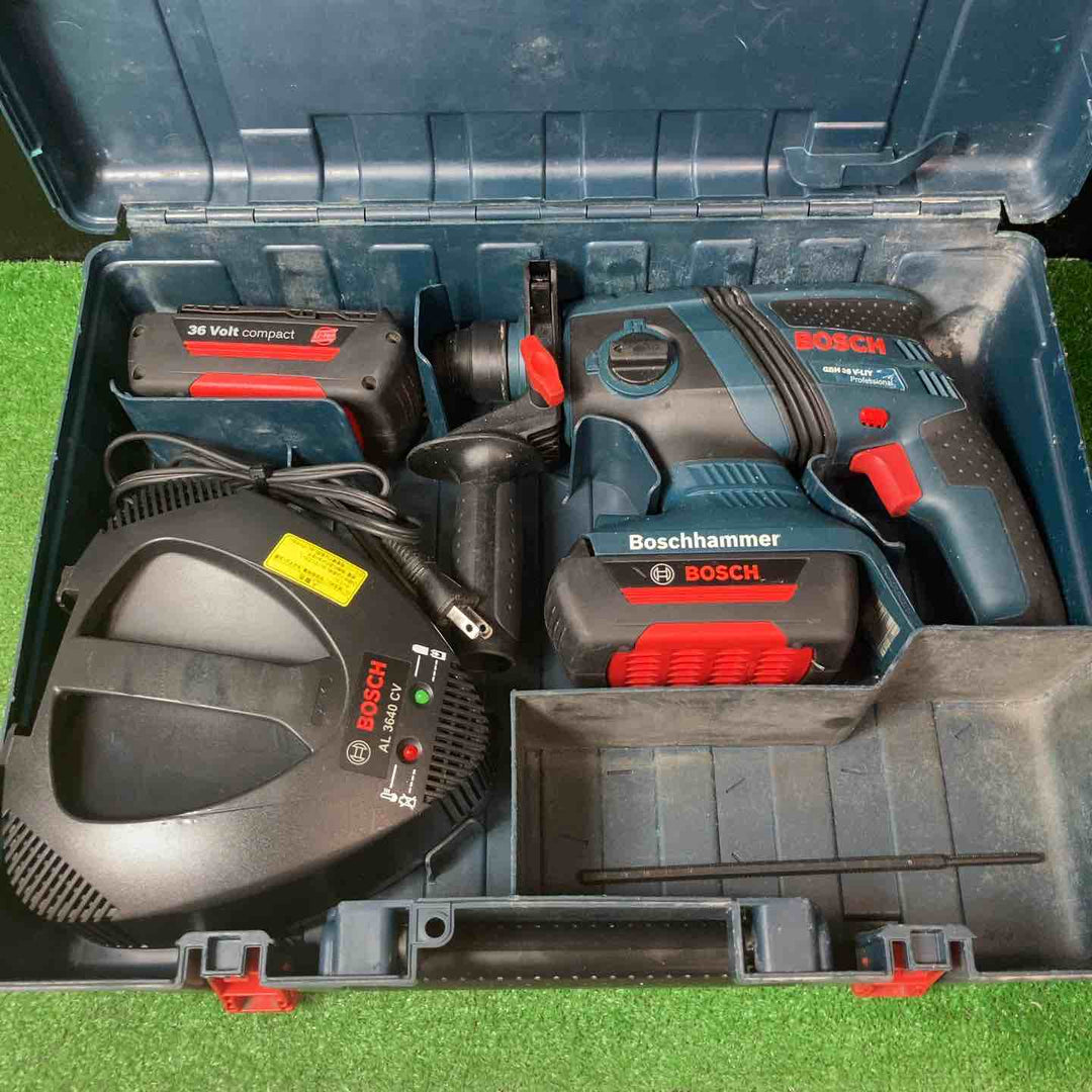 【中古品】★ボッシュ(BOSCH) コードレスハンマドリル GBH36V-LIY バッテリー2個、充電器付き【岩槻店】
