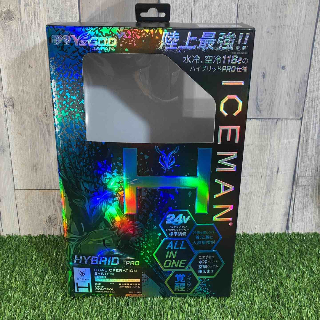 ◇山真製鋸(Y’sGOD JAPAN) 水冷服 アイスマンHYBRID-PRO アーミーグリーン ICMPH-GRV-SET【戸田店】