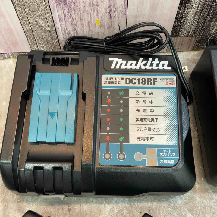 マキタ(makita) リチウムイオンバッテリー 18V/6.0Ah BL1860B 4個＋急速充電器 DC18RF 2個 セット【八潮店】