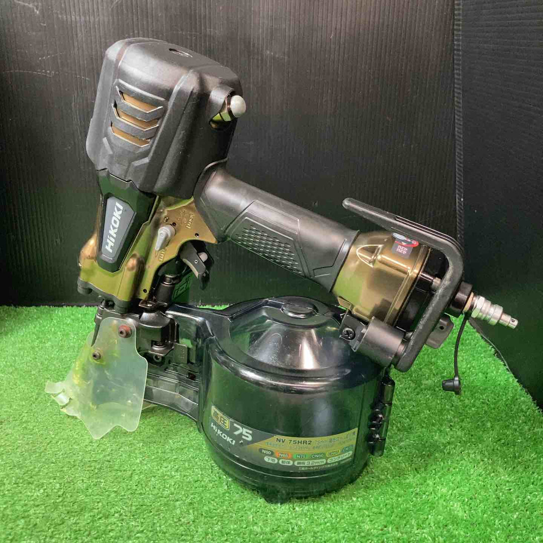 ★ハイコーキ(HIKOKI ※旧:日立工機) 高圧エア釘打ち機 NV75HR2(S)【岩槻店】