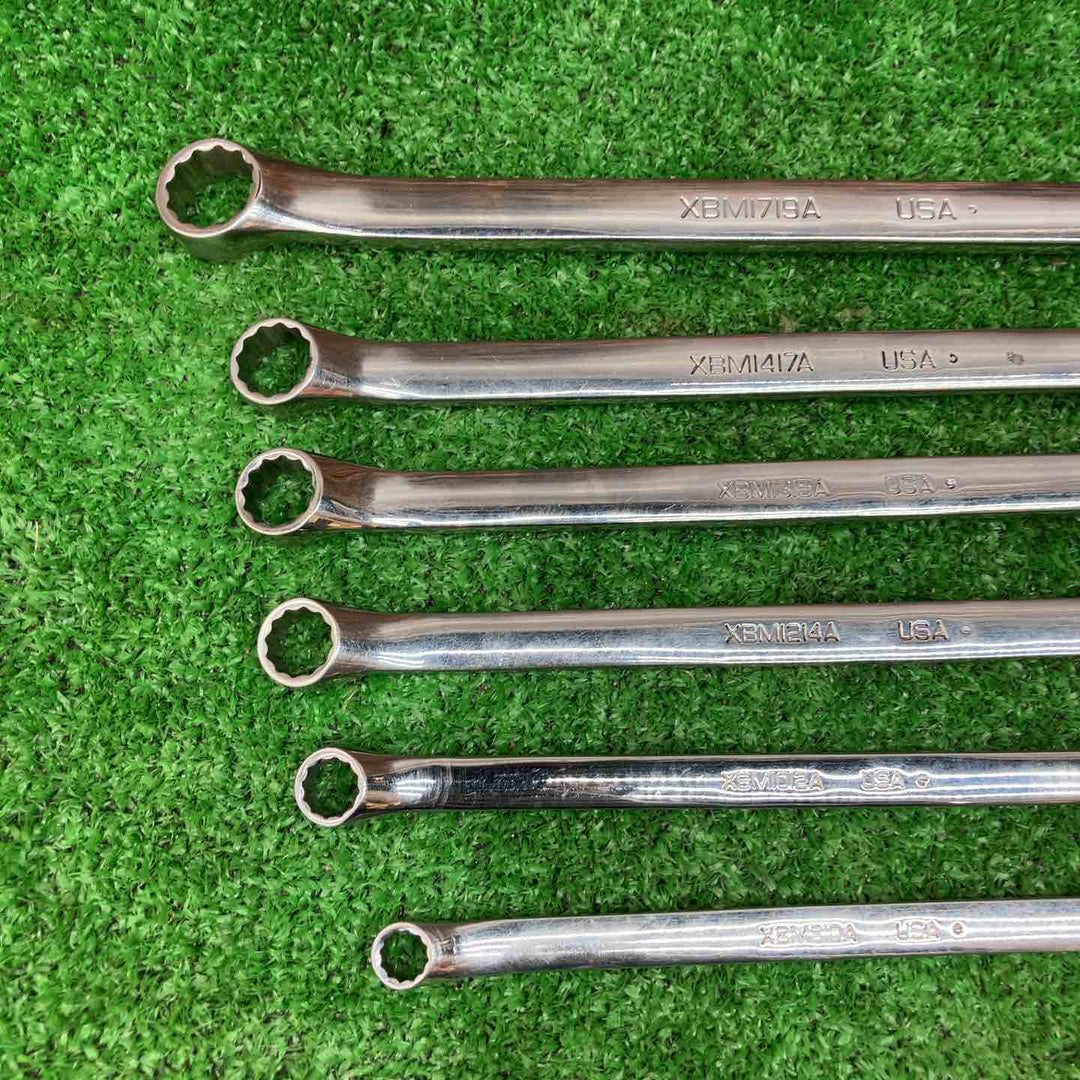 スナップオン(Snap-on)オフセットメガネレンチ XBM1719A/1417A/1315A/1214A/1012A/810A/ 6本セット【川越店】