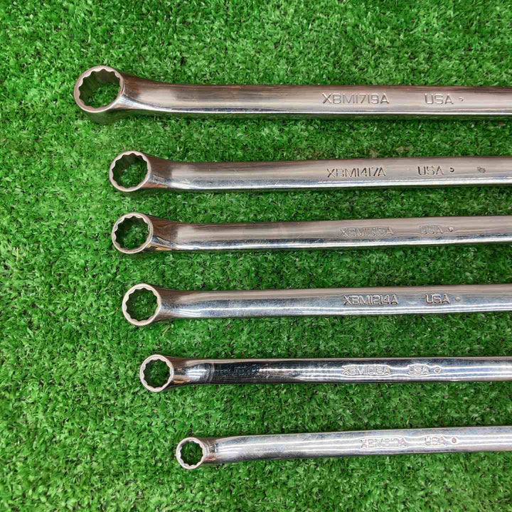 スナップオン(Snap-on)オフセットメガネレンチ XBM1719A/1417A/1315A/1214A/1012A/810A/ 6本セット【川越店】