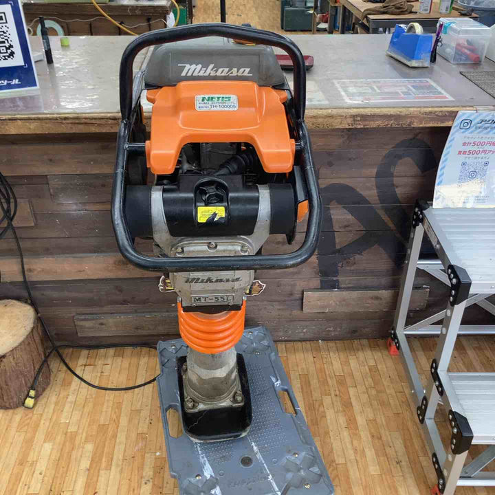 【店頭受取り限定】◇三笠産業 mikasa タンピングランマー 防音型 MT-55L-SGK【柏店】