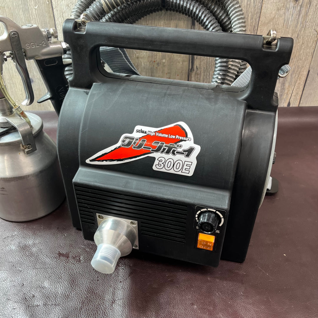 【中古品】◇精和産業(セイワ) 電動スプレーガン 電動低圧温風塗装機クリーンボーイ CB-300E 標準セット【東大和店】