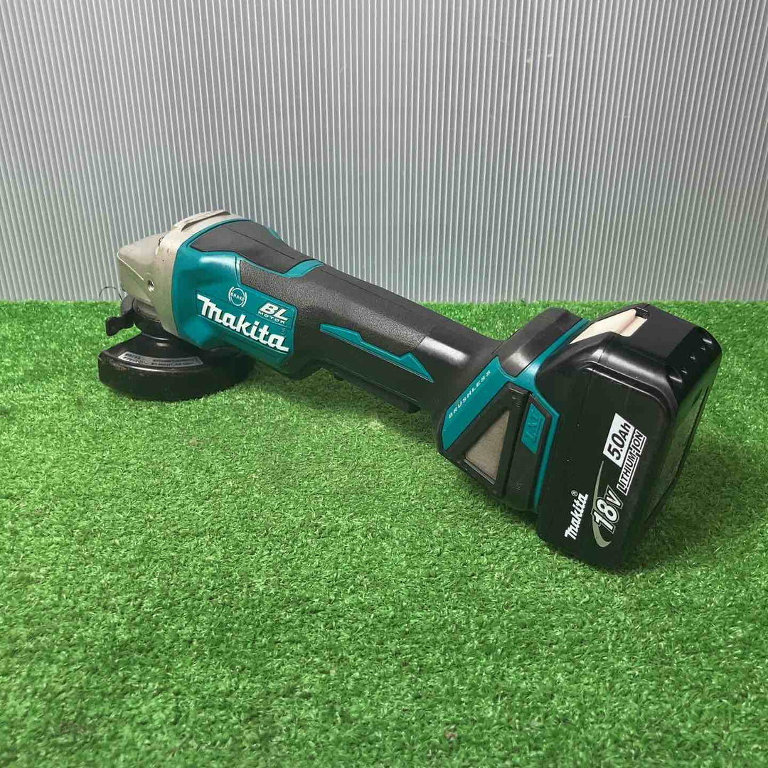★マキタ(makita) 100mmコードレスディスクグラインダ GA408DZ　本体+18V5.0Ahバッテリー1個付き【岩槻店】