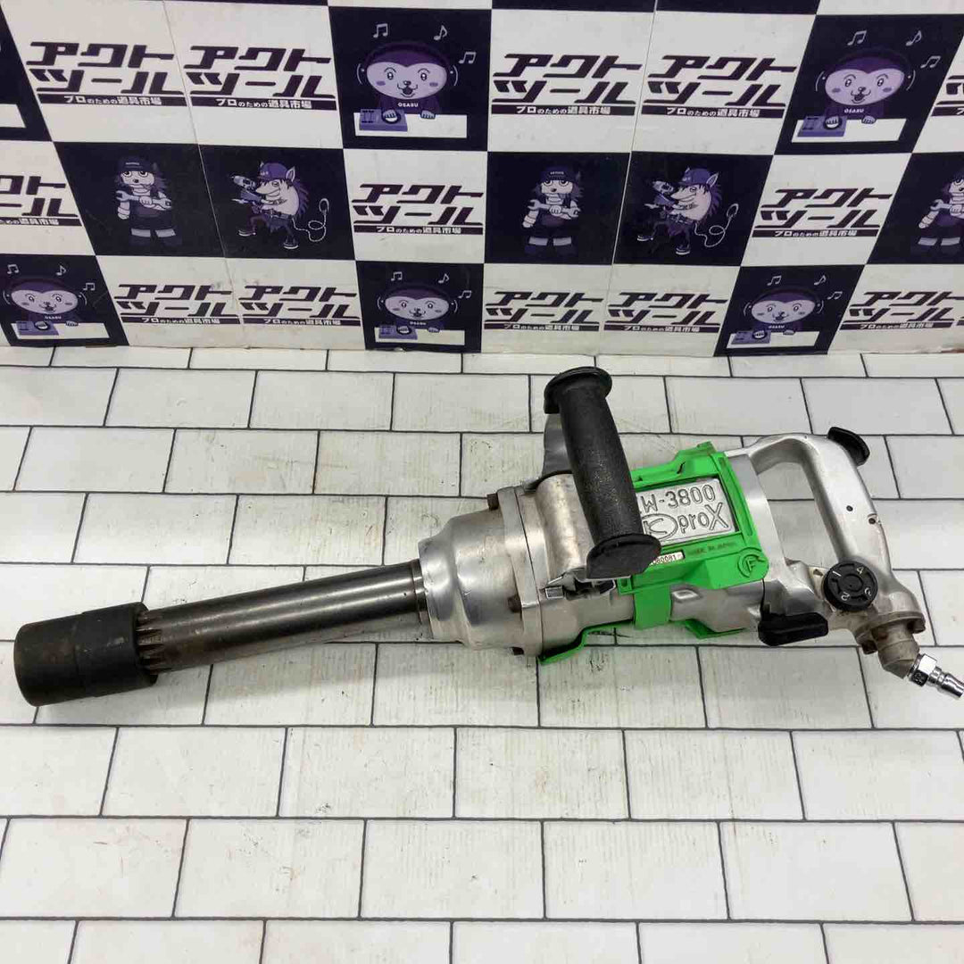 ◇空研(KUKEN) 常圧エアインパクトレンチ KW-3800proXGLS スプラインアンビル仕様【所沢店】