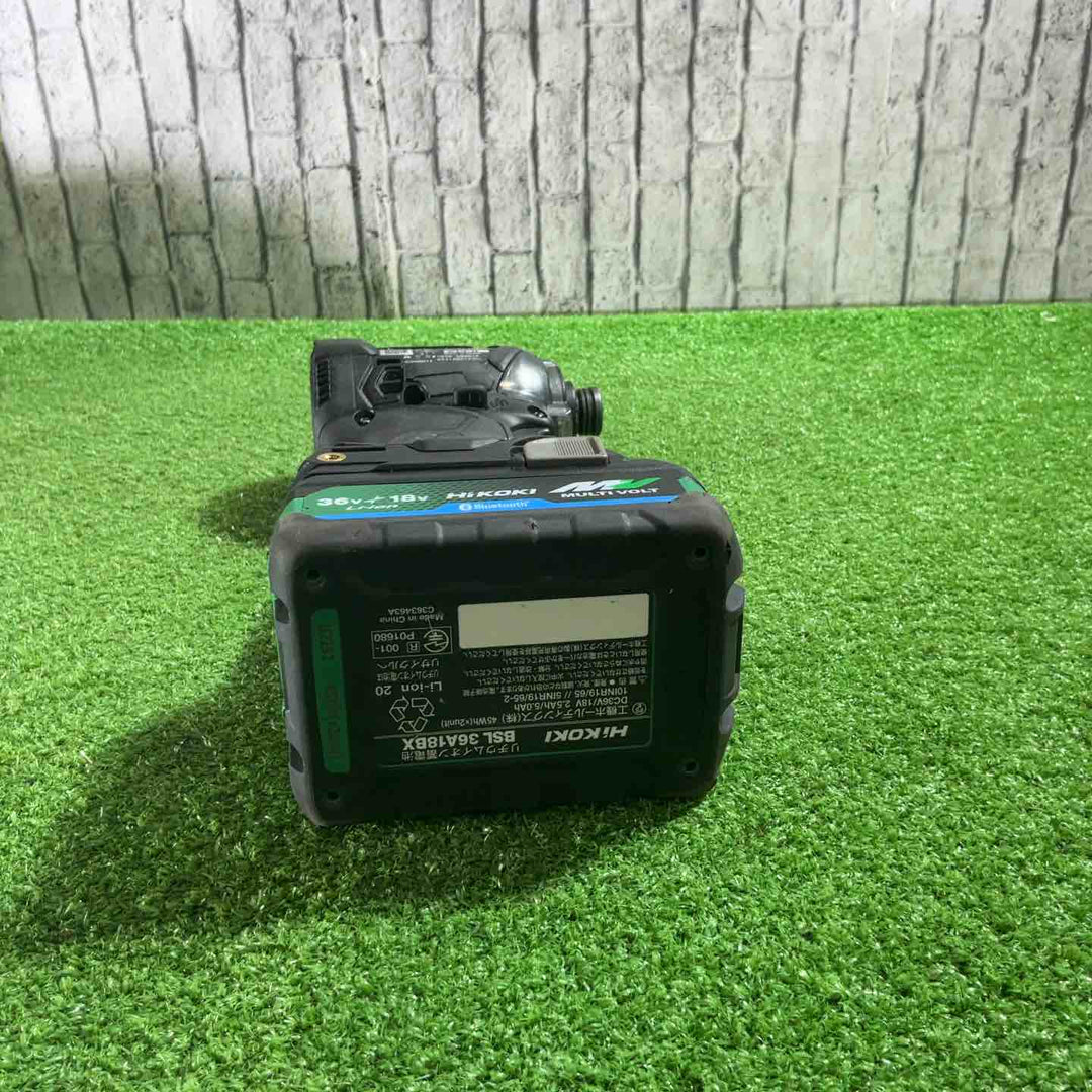 ★ハイコーキ(HIKOKI ※旧:日立工機) コードレスインパクトドライバー WH36DC(2XPSZ)(B) 動作確認済【川口店】