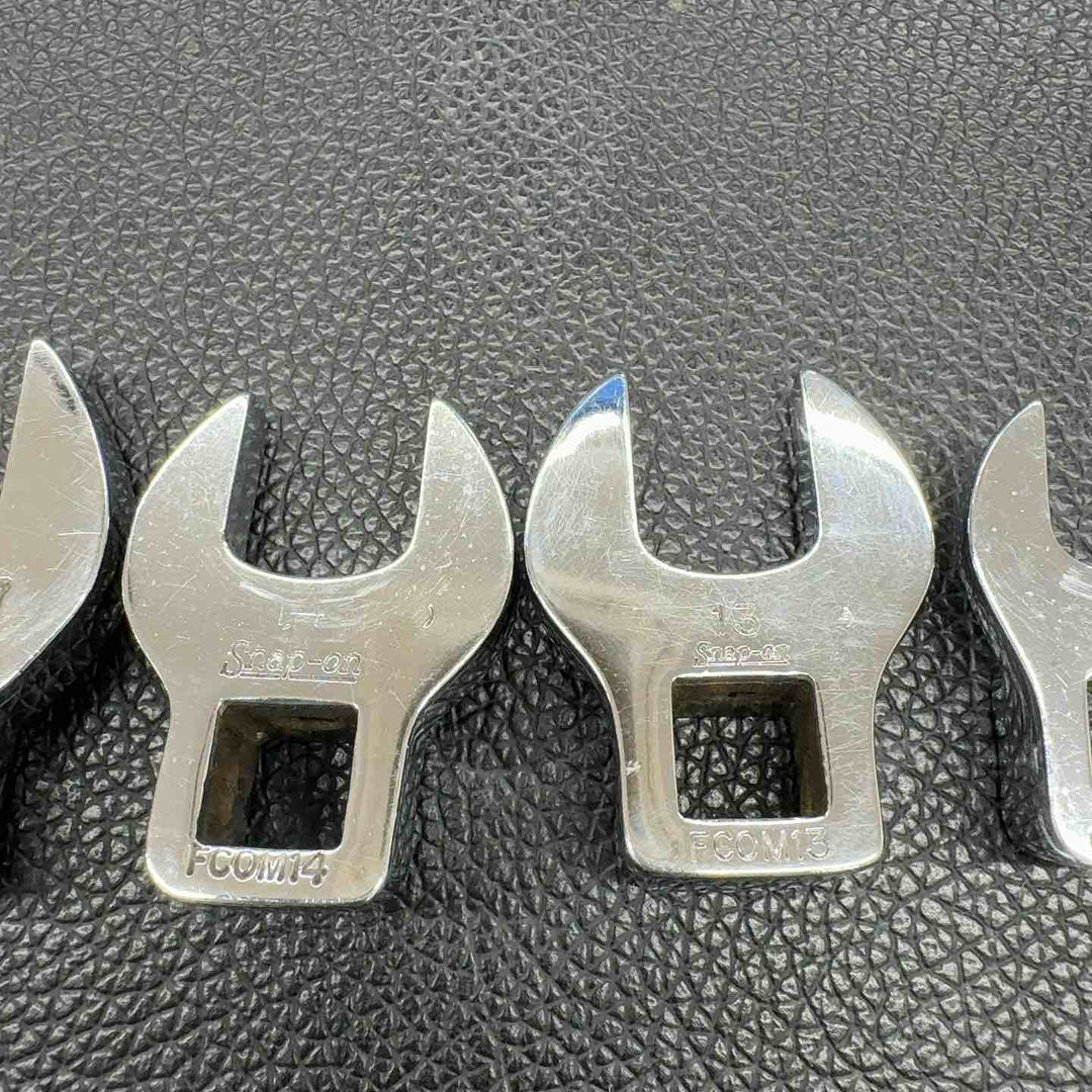 Snap-on スナップオン 3/8クロウフットレンチオープンエンドレンチ FCOM ６個組【八潮店】