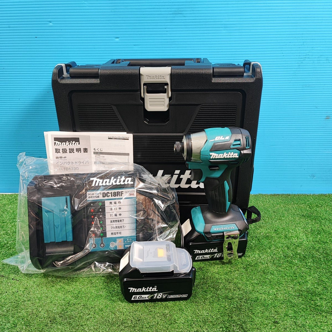 マキタ(makita) 充電式インパクトドライバ TD173DRGX 青・黒・オリーブ各色セット【岩槻店】