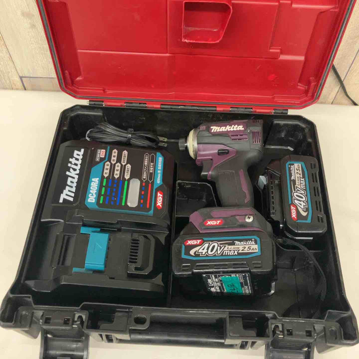 ★マキタ(makita)40Vmaxコードレスインパクトドライバー TD001GDXAP 落としきれない汚れ有【戸田店】