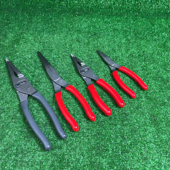 Snap-on ロングノーズスリップジョイントプライヤー LN46ACF、LN47ACF、597ACF/ニードルノーズプライヤー 95ACF 4点セット【藤沢店】