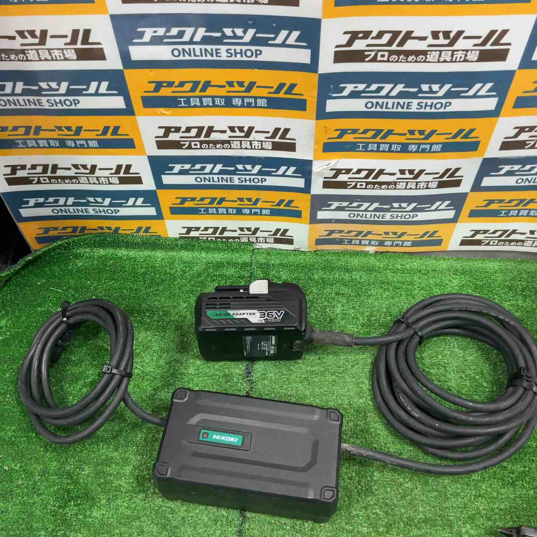 ◇ハイコーキ(HIKOKI ※旧:日立工機) AC/DCアダプター ET36A 100→36V マルチボルト蓄電池対応【草加店】