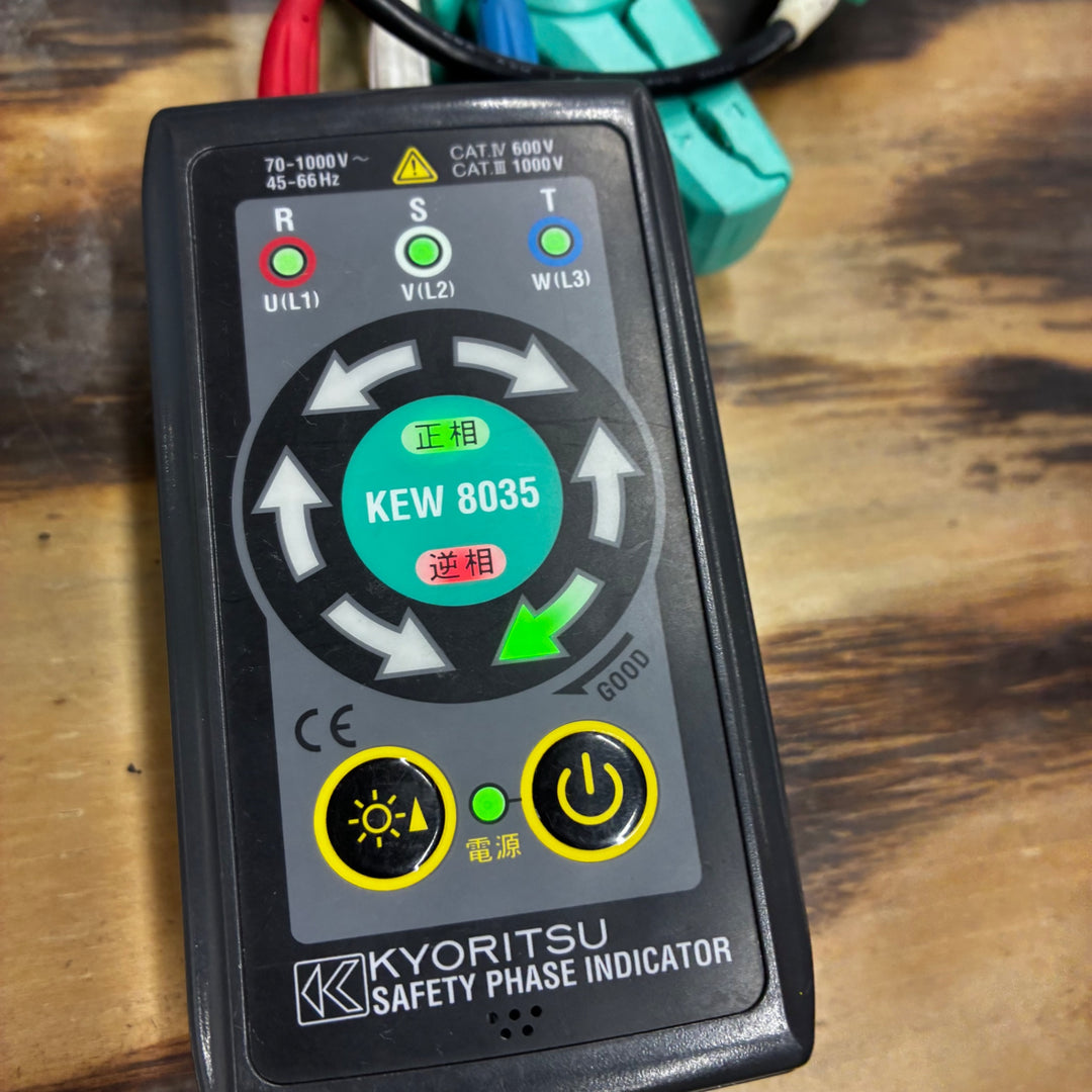 ◇共立電気計器(KYORITSU) 非接触検相器 KEW8035【電材館越谷店】