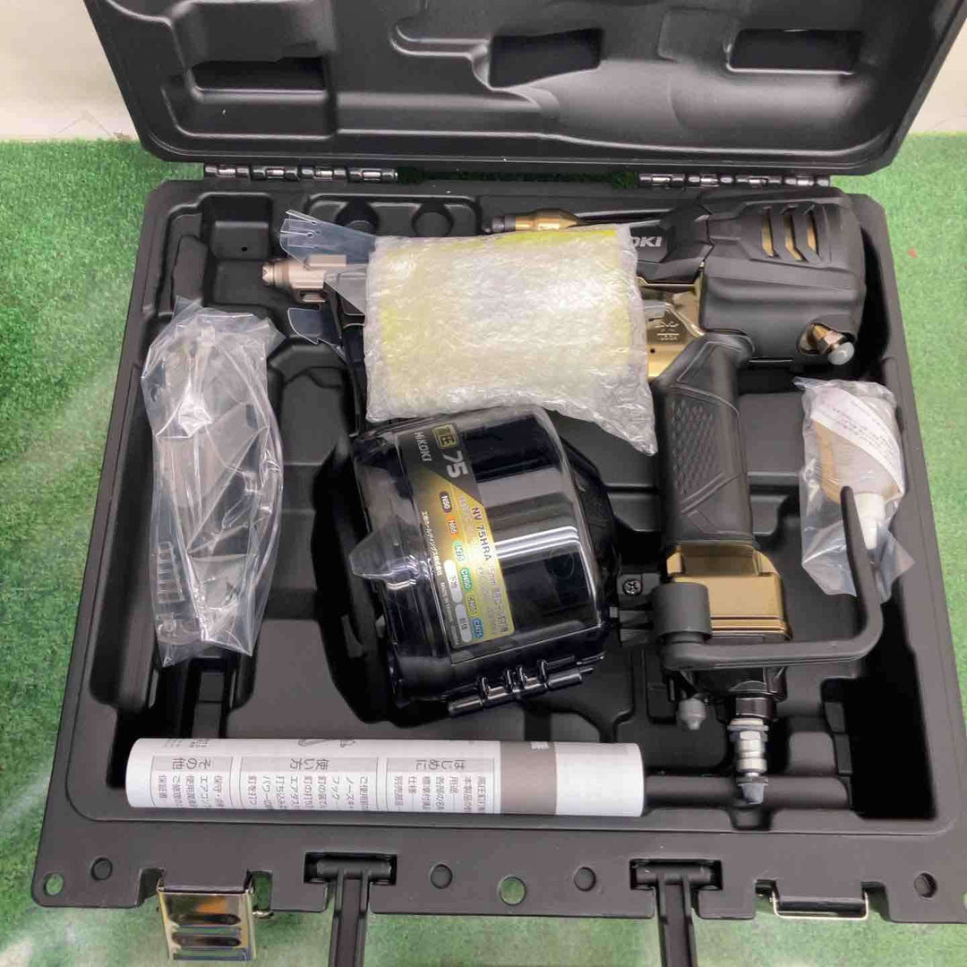 ★ハイコーキ(HIKOKI ※旧:日立工機) 高圧エア釘打ち機 NV75HRA(S)【町田店】