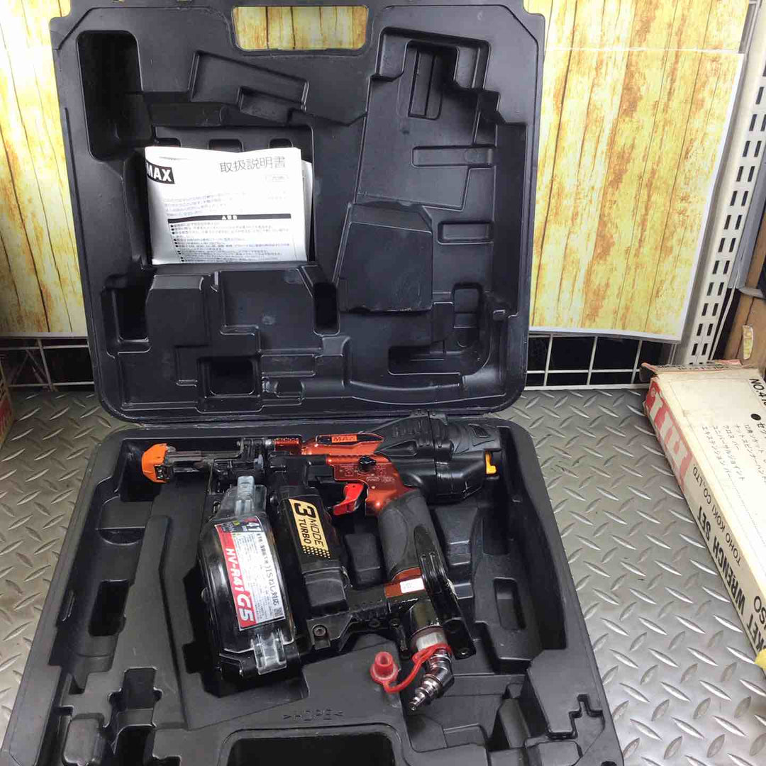 ★マックス(MAX) 高圧エアネジ打ち機 HV-R41G5-R【川崎店】