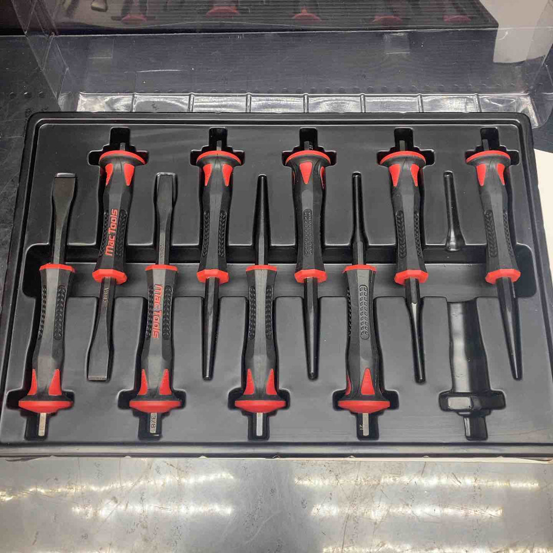 ◇マックツール(MAC TOOLS) モールデッドグリップポンチ＆チゼル 10本セット PCHG10SA【川越店】