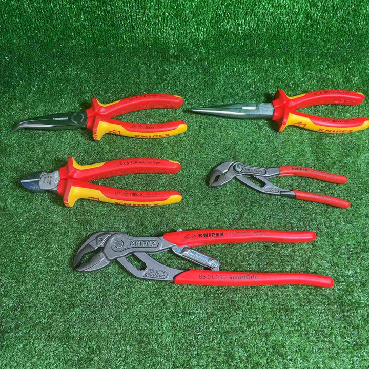 KNIPEX   ラジオペンチ　ニッパー　ウォータポンププライヤー　まとめて5点セット【藤沢店】