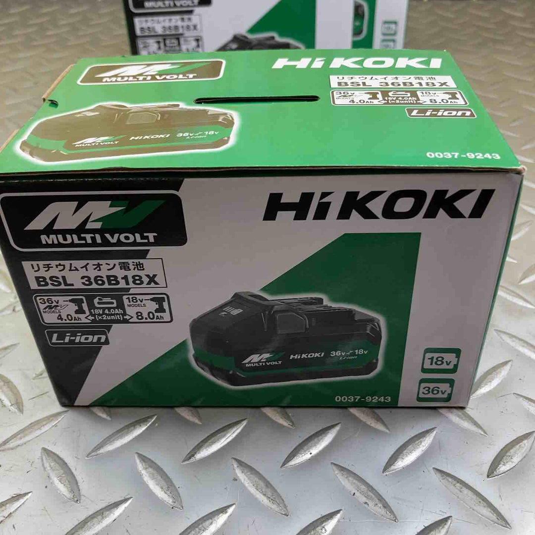 ★ハイコーキ(HIKOKI ※旧:日立工機) リチウムイオンバッテリー 36V/4.0Ah BSL36B18X【川崎店】