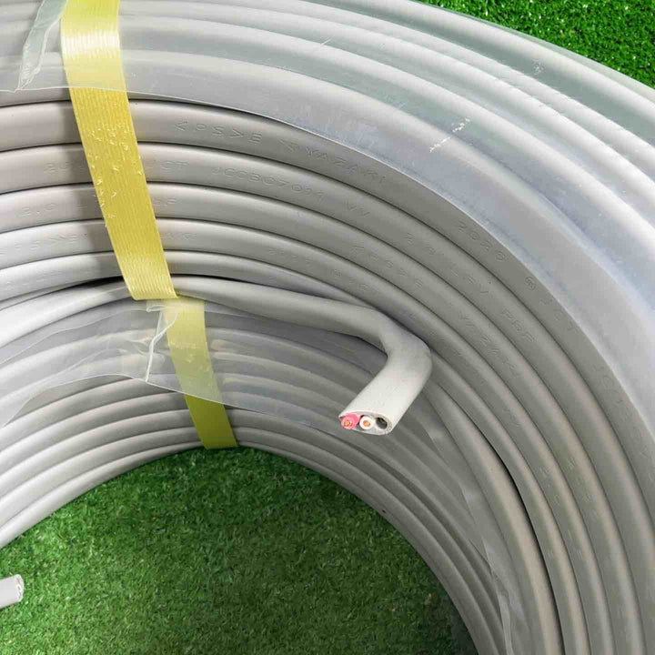 【未使用品】矢崎 VVFケーブル 3芯×2.0mm 黒・白・赤 50ｍ×2巻セット 2026年6月製 【藤沢店】