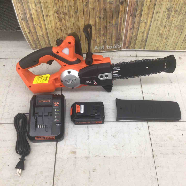 【中古美品】 ブラックアンドデッカー/BLACK+DECKER コードレスチェーンソー GKC1820L1N 【鴻巣店】