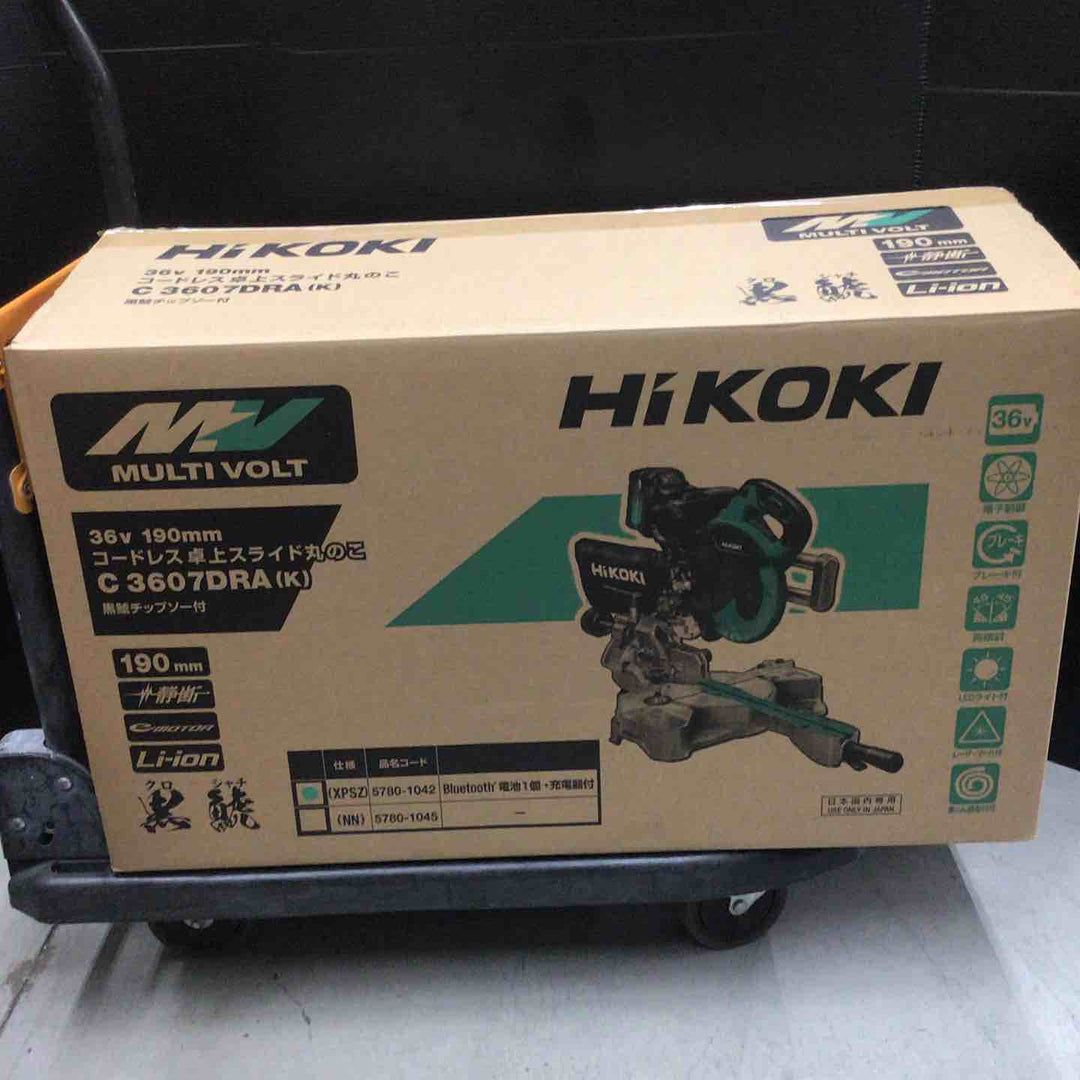 ★ハイコーキ(HIKOKI ※旧:日立工機) コードレス卓上スライド丸ノコ C3607DRA(K)(XPSZ)【戸田店】