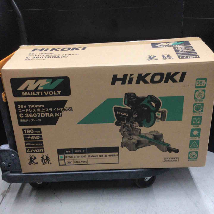 ★ハイコーキ(HIKOKI ※旧:日立工機) コードレス卓上スライド丸ノコ C3607DRA(K)(XPSZ)【戸田店】