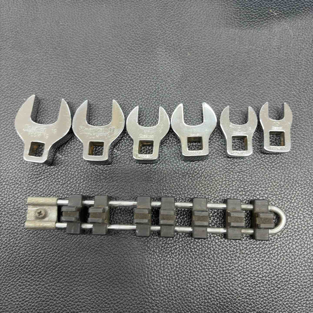 Snap-on スナップオン 3/8クロウフットレンチオープンエンドレンチ FCOM ６個組【八潮店】