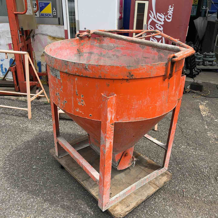 【店頭受取り限定】生コンホッパー 1m³クラス メーカー型式不明 コンクリートバゲット【川口店】