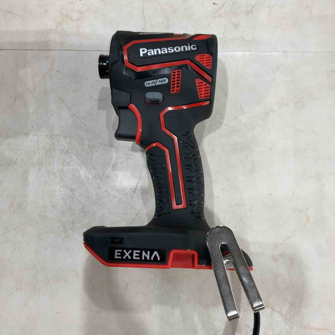 ◇パナソニック 充電インパクトドライバー EZ1PD1 デュアル(14.4V/18V対応)+BRAIN 電子クラッチ搭載 18V高容量5.0Ah電池パック×2個・充電器・アタッチメント・プラスチックケース付 EXENA Pシリーズ レッド EZ1PD1J18A1R【川口店】