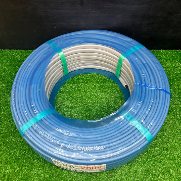 【未使用品】弥栄電線 EM-EEF タイシガイセン 3×2.0mm 200V用(黒･赤･緑) 100m巻【電材館越谷店】